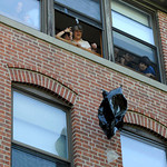 This photo of Jenna's egg drop is by Michael Doolittle.